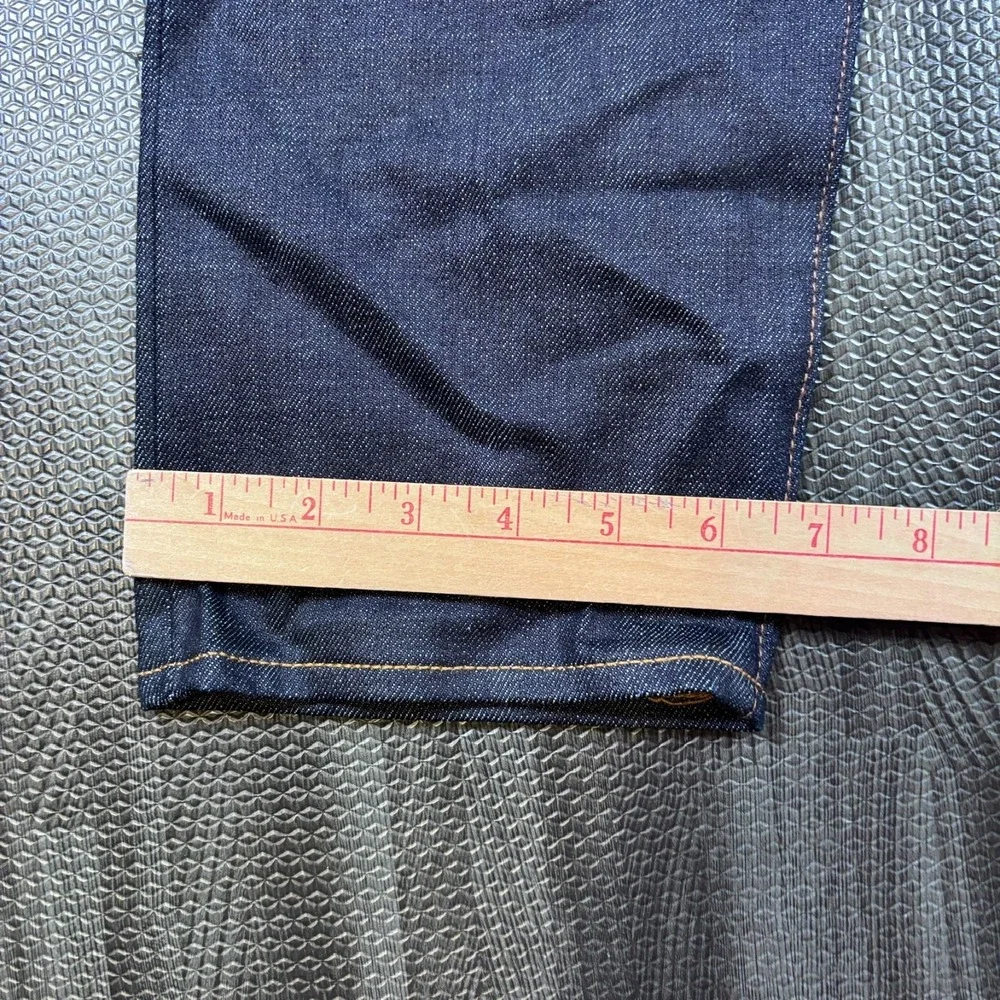 GAP Jeans Mens 36x32 Blue Kaihara Selvedge Denim Skinny NEW Raw Indigo Deadstock